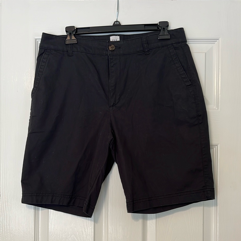 Gap Bermuda Short 9 Inseam High Rise Size 10 Navy